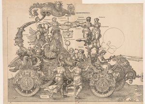Den store triumfbilen til keiser Maximilian, 1523. av Albrecht Dürer