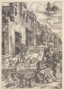 Den hellige familie i Egypt av Albrecht Dürer