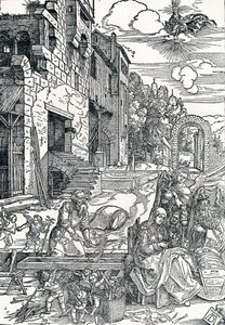 Den hellige familie i Egypt, c1501-1502, 1906 av Albrecht Dürer