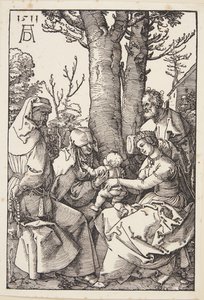 Den hellige familie med Joachim og St. Anne av Albrecht Dürer
