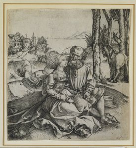 The Ill Assorted Couple, ca. 1495 av Albrecht Dürer