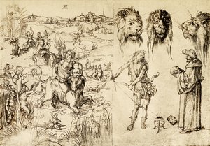 Kidnappingen av Europa av Albrecht Dürer