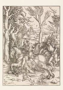 Ridderen og Landsquenet av Albrecht Dürer