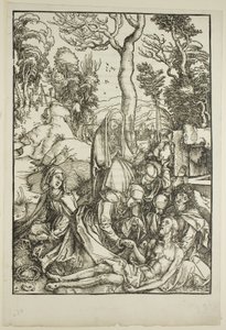 The Lamentation, fra The Large Passion av Albrecht Dürer