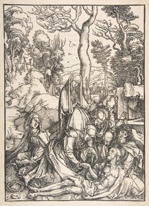 The Lamentation, fra The Large Passion.n.d. av Albrecht Dürer