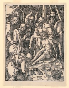 The Lamentation, fra The Little Passion-serien av Albrecht Dürer