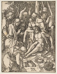 The Lamentation, fra The Small Passion, ca. 1509. av Albrecht Dürer