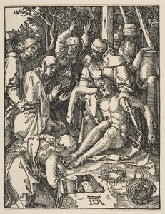 The Lamentation, fra The Small Passion, ca. 1509. av Albrecht Dürer