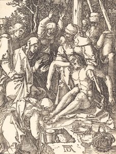 Klagesangen, sannsynligvis ca. 15091510. av Albrecht Dürer