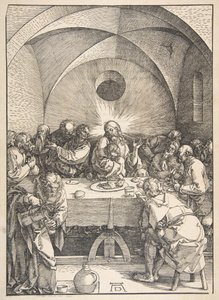 Den siste nattverd, fra «Den store pasjonen» av Albrecht Dürer