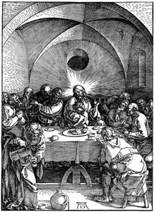 The Last Supper fra Great Passion-serien, c1510, 1936 av Albrecht Dürer