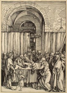 Jomfru Marias liv: Joakims offer avvist av Albrecht Dürer