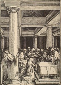 Jomfru Marias liv: Fremstillingen i tempelet av Albrecht Dürer