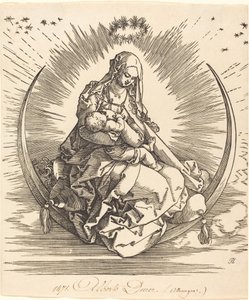 Madonnaen på halvmånen av Albrecht Dürer