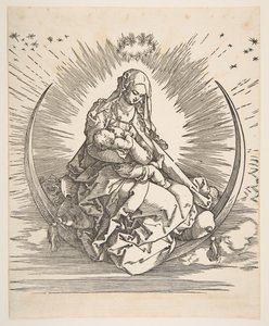 The Madonna on the Crescent, Frontispice til The Life of the Virgin, ca. 1511. av Albrecht Dürer