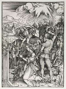 Martyrdommen til Saint Catherine of Alexandria, ca. 1497. av Albrecht Dürer