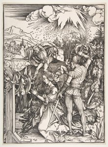 Martyrdommen til den hellige Katarina av Alexandria.n.d. av Albrecht Dürer