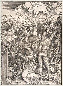 Martyrdommen til Saint Catherine.n.d. av Albrecht Dürer