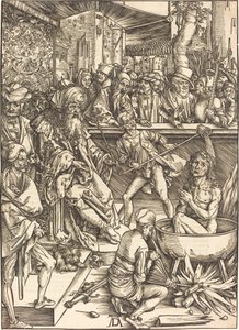 Saint Johns martyrium av Albrecht Dürer