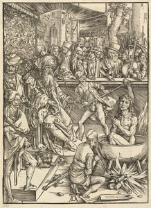 Saint Johns martyrium av Albrecht Dürer