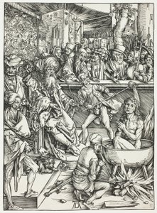 The Martyrdom of Saint John, fra The Apocalypse av Albrecht Dürer