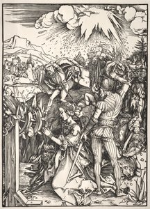 St. Katarinas martyrium av Albrecht Dürer
