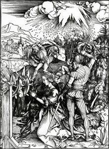 St. Katarinas martyrium av Albrecht Dürer