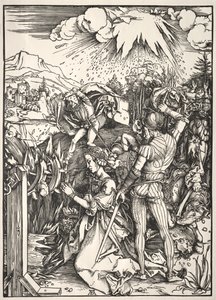 Martyrdommen til St. Katarina. av Albrecht Dürer