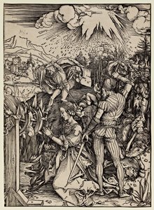 Martyrdommen til St. Katarina av Alexandria av Albrecht Dürer