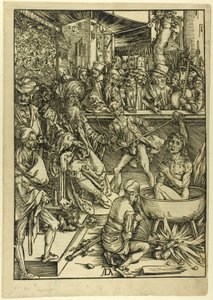 The Martyrdom of St. John, fra The Apocalypse av Albrecht Dürer