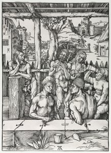 Badehuset for menn av Albrecht Dürer