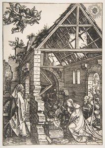 The Nativity, fra The Life of the Virgin, 1502-3. av Albrecht Dürer