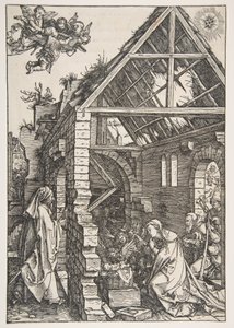 Kristi fødsel, fra Jomfru Marias liv, latinsk utgave, 1511
