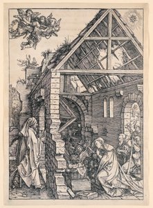 The Nativity, fra serien Life of the Virgin av Albrecht Dürer