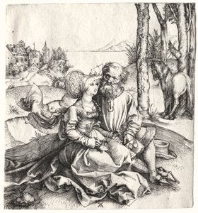 Tilbudet om kjærlighet eller det dårlige sammensatte paret, 1495-1496. av Albrecht Dürer