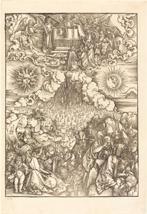 Åpningen av det femte og sjette segl av Albrecht Dürer