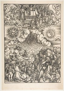 Åpningen av det femte og sjette seglet, fra Apocalypse.n.d. av Albrecht Dürer