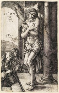 Pasjonen: Smertens mann ved søylen av Albrecht Dürer