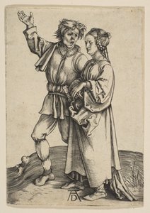 Bonden og hans kone, ca. 1497. av Albrecht Dürer