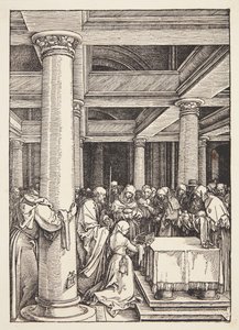 Presentasjonen i tempelet av Albrecht Dürer
