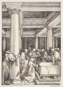 Presentasjonen i tempelet av Albrecht Dürer