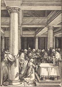 Presentasjonen av Kristus i tempelet av Albrecht Dürer