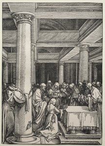 Presentasjonen av Kristus i templet, ca. 1504-1505. av Albrecht Dürer
