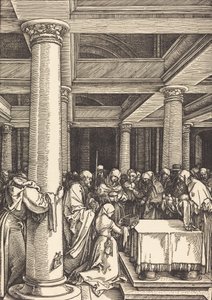 Presentasjonen av Kristus i templet, ca. 15041505. av Albrecht Dürer