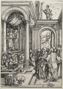 Presentasjonen av jomfruen i tempelet, ca. 1502-1503. av Albrecht Dürer