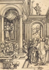 Presentasjonen av jomfruen i tempelet, ca. 15021503. av Albrecht Dürer