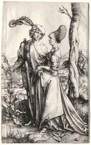 Promenaden, ca. 1497. av Albrecht Dürer