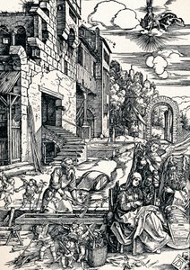 Resten under flukten til Egypt, 1506 1906 av Albrecht Dürer