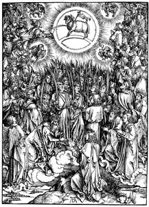 Åpenbaringen av St John Apocalypse, c1498 av Albrecht Dürer
