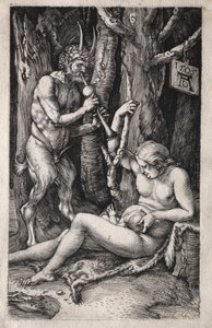 Satyr-familien, 1505. av Albrecht Dürer